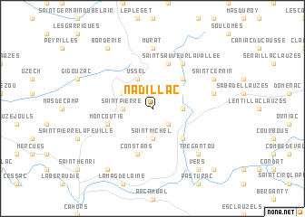 map of Nadillac