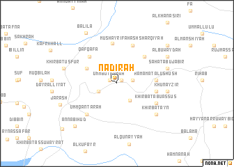 map of Nādirah