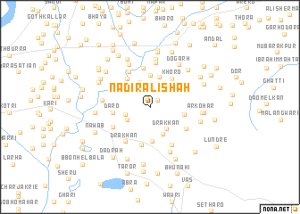 map of Nādīr Ali Shāh