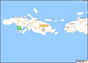 map of Nadir