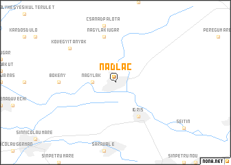 map of Nădlac