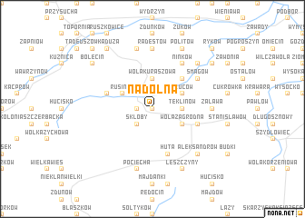 map of Nadolna