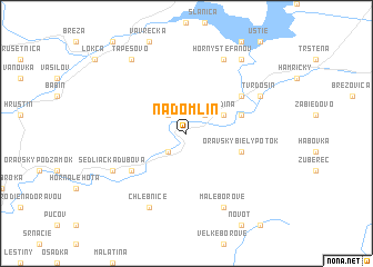 map of Nadomlin