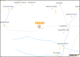 map of Nador