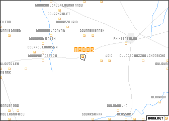 map of Nador