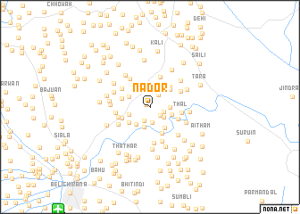 map of Nador