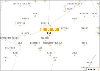 map of Nadoulou