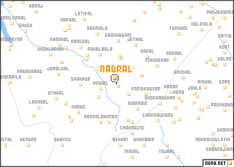 map of Nadrāl