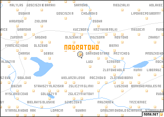 map of Nadratowo