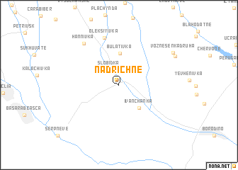 map of Nadrichne