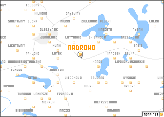 map of Nadrowo