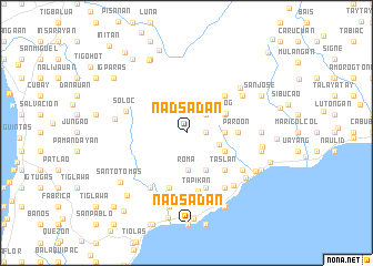 map of Nadsadan