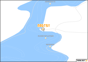 map of Nadtsy