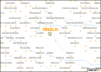 map of Nadułki