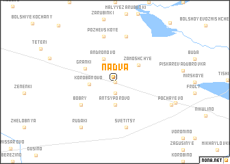 map of Nadva