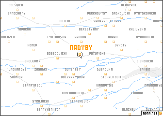 map of Nadyby