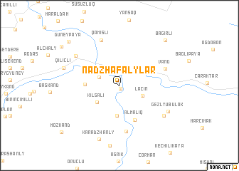 map of Nadzhafalylar