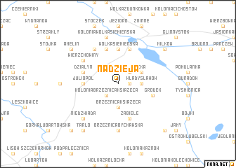 map of Nadzieja