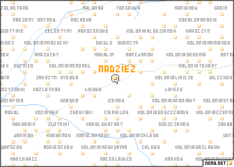 map of Nadzież