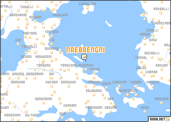 map of Naebaeng-ni