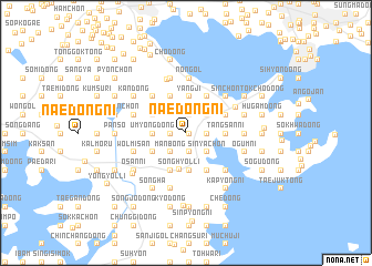 map of Naedong-ni