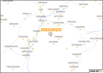 map of Naedong-ni