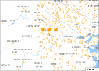 map of Naedong-ni