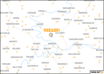 map of Naedo-ri