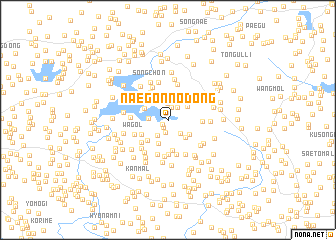 map of Naegŏnnŏ-dong