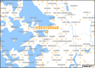 map of Naehyŏnhwa