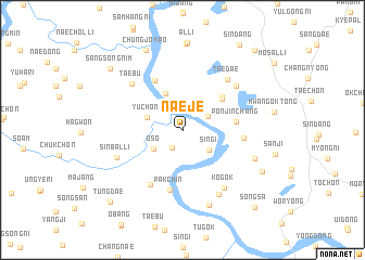 map of Naeje