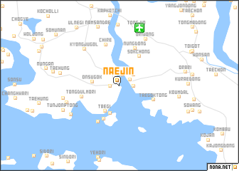 map of Naejin