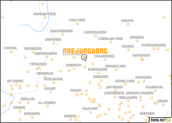 map of Naejung-dong