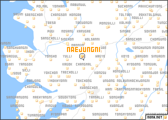 map of Naejung-ni