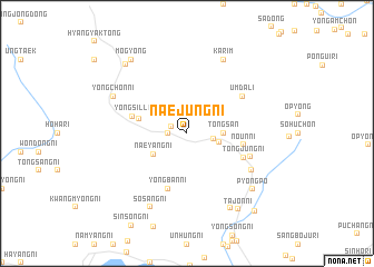 map of Naejung-ni