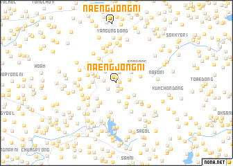 map of Naengjŏng-ni