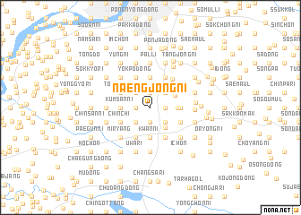 map of Naengjŏng-ni