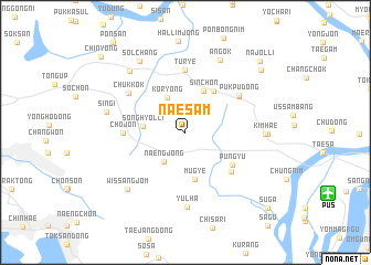 map of Naesam