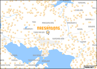 map of Naesan-dong