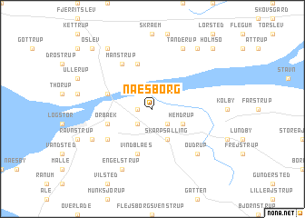 map of Næsborg