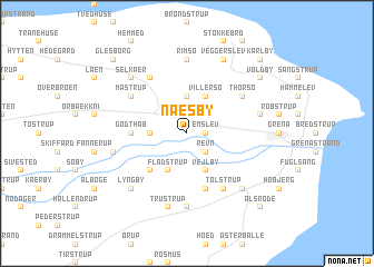 map of Næsby