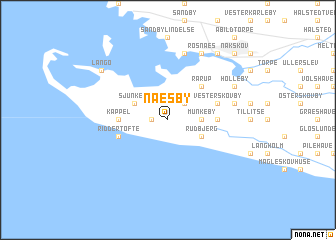 map of Næsby