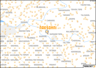 map of Naesŏm-ni