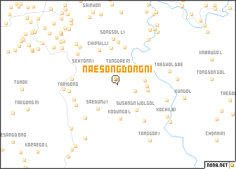 map of Naesŏngdong-ni