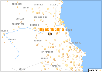 map of Naesŏng-dong