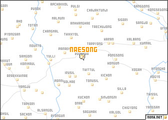 map of Naesŏng