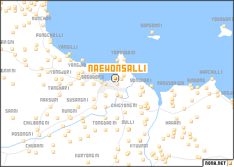 map of Naewŏnsal-li