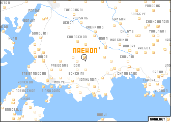 map of Naewŏn