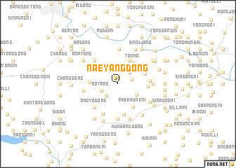 map of Naeyang-dong