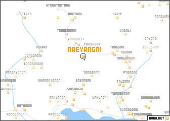 map of Naeyang-ni